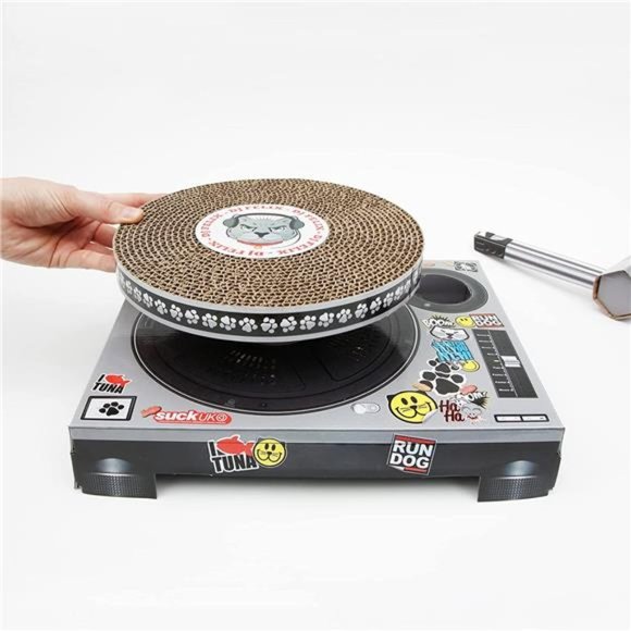 Cat Scratcher DJ Deck Interactive Cat Toys Cat Scratching Post Alternative - Picture 6 of 7